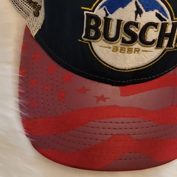 Nascar Busch Blue and Red Hat - Picture 6 of 8